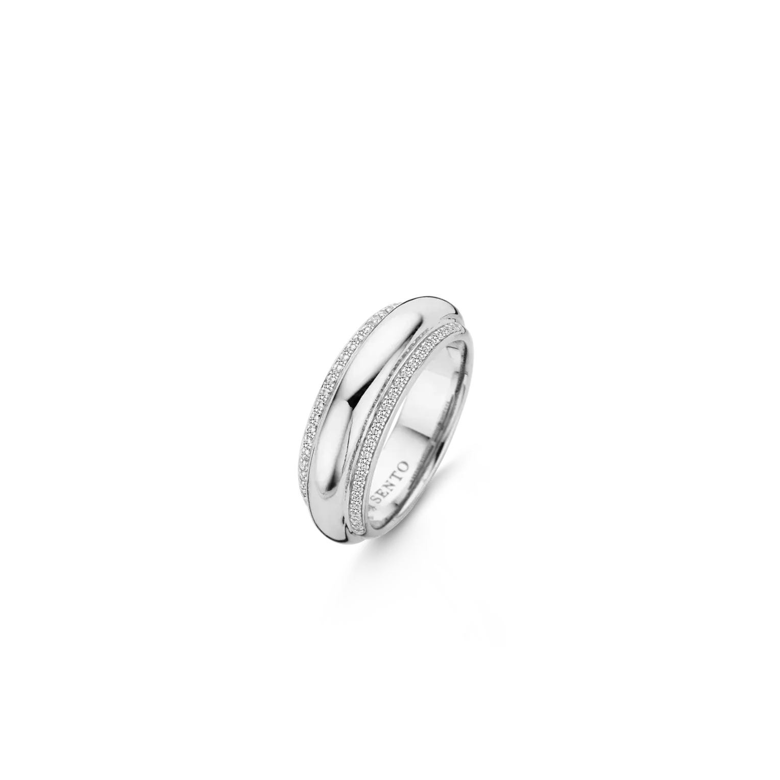 Jonc argent CZ