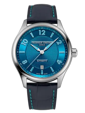 Frederique Constant Runabout auto. bleu cuir Frederique Constant Runabout auto. bleu cuir