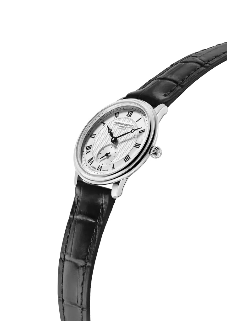 Frederique Constant Montre FC Slimline QZ cuir noir
