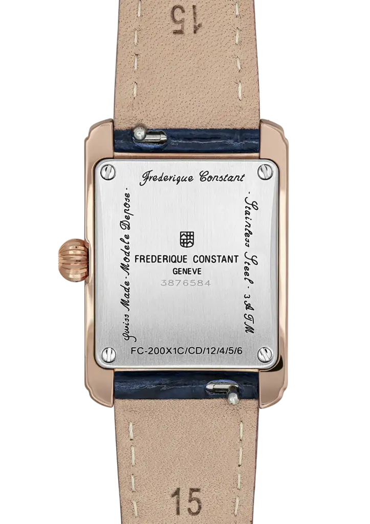 Frederique Constant Montre Quartz Classics Carrée Cuir