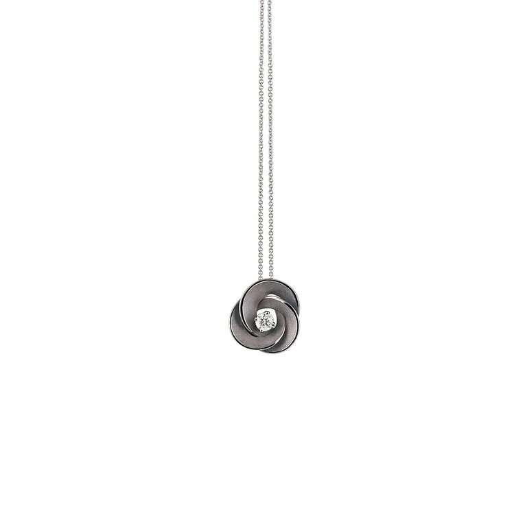 Annamaria Cammilli Collier 18K Noir dia .10ct Desert Rose