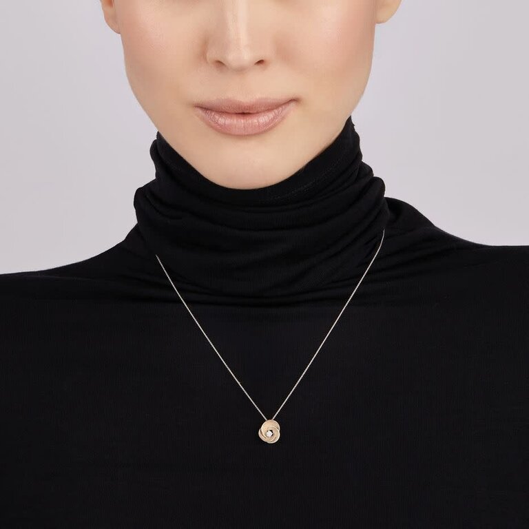 Annamaria Cammilli Collier 18K Noir dia .10ct Desert Rose