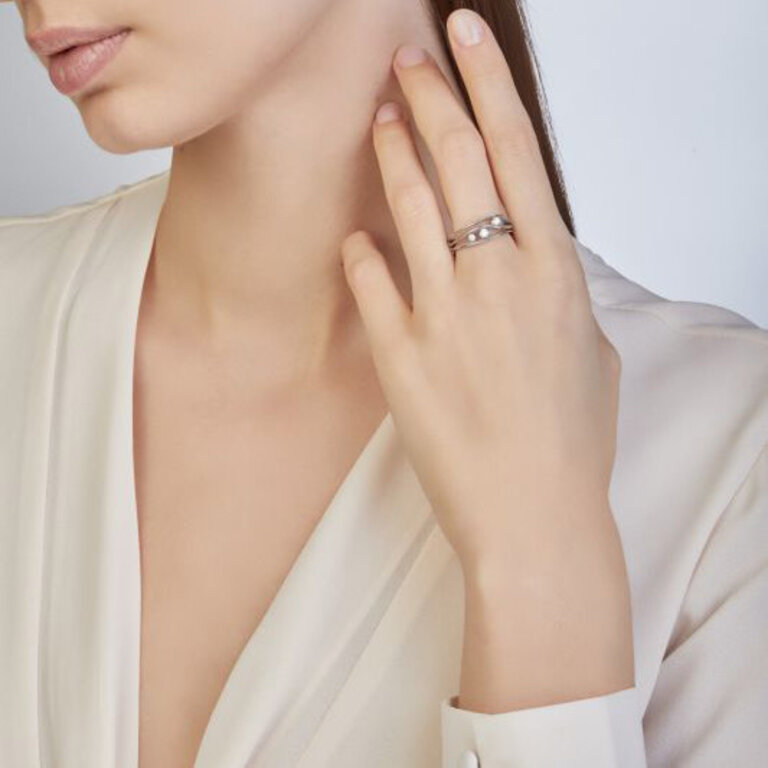 Cammilli Firenze Bag 18KB Dune dia 3=0.19ct gr 8