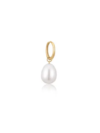 Aurelie Gi BO Huggies (1) CATERINA perle 14k jaune Aurelie Gi BO Huggies (1) CATERINA perle 14k jaune