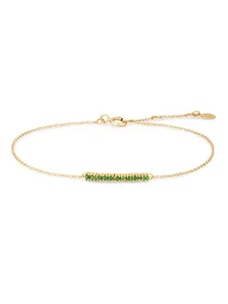 Aurelie Gi GLIMMER Bracelet 14KJ Tsavorite Aurelie Gi GLIMMER Bracelet 14KJ Tsavorite