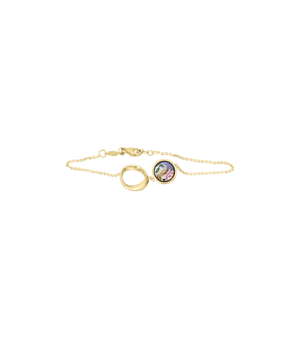 Brac 18KJ Cabochon Aurora SBotticelli 19.5cmn
