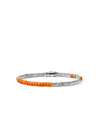 John Hardy Brac Heishi Argent Email Orange John Hardy Brac Heishi Argent Email Orange