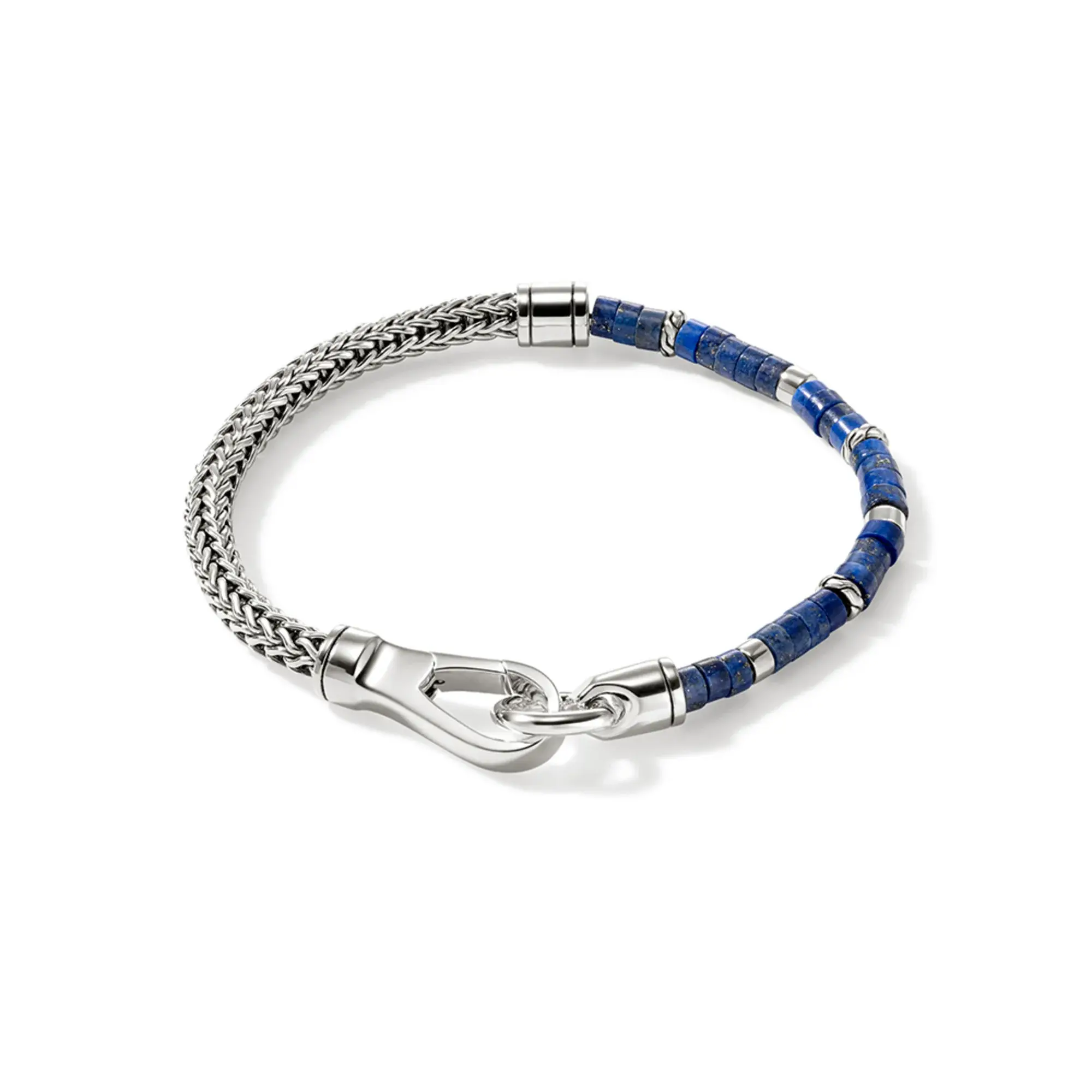 Brac Heishi Argent Lapis