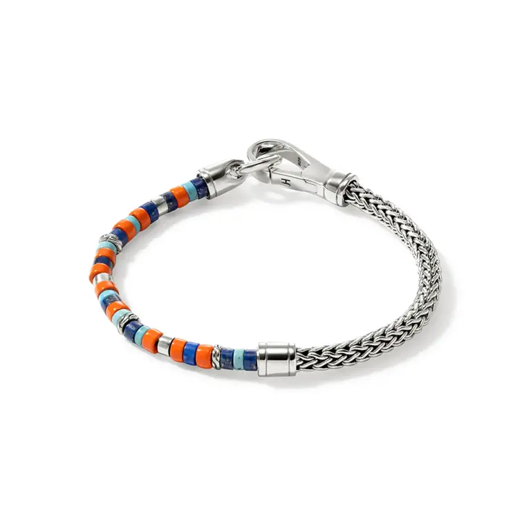 John Hardy Heishi arg brac multi pierre