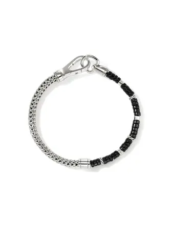 John Hardy Heishi Brac arg onyx John Hardy Heishi Brac arg onyx