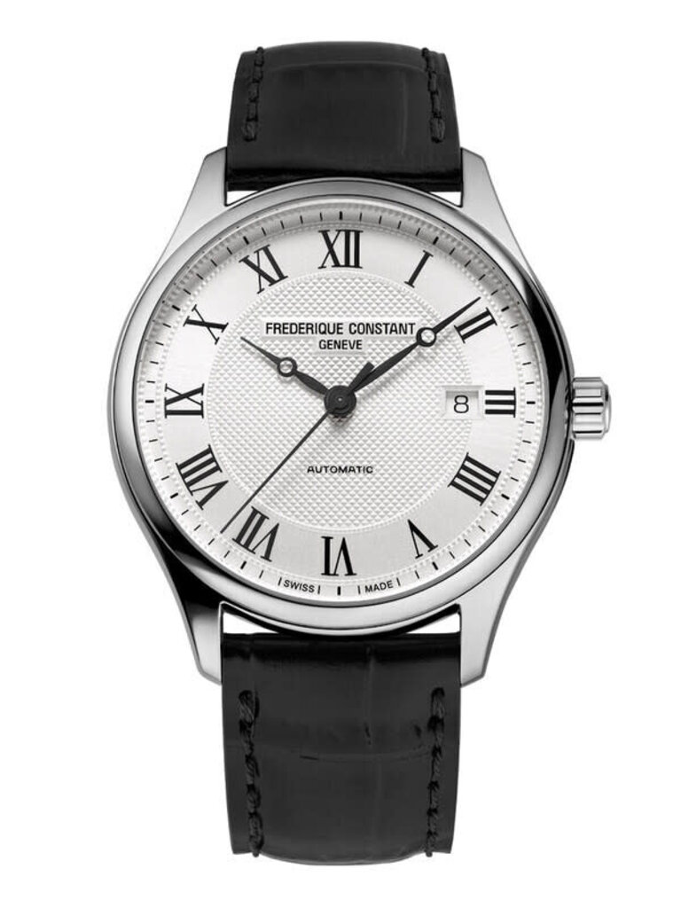 Frederique Constant FC Classique auto cuir noir romain date