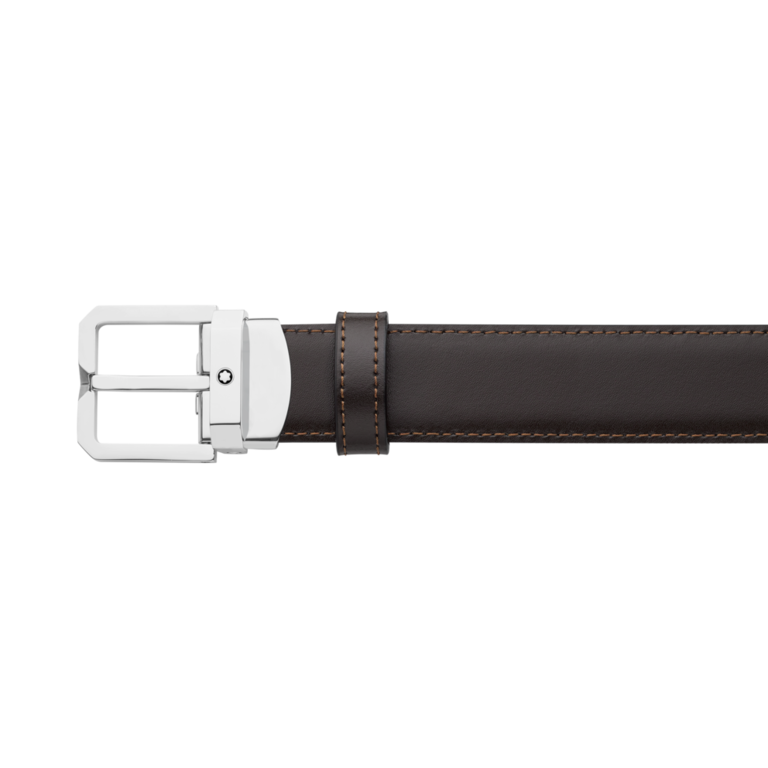 MONTBLANC Ceinture carrée réversible N-B 30mm