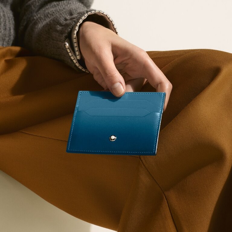 MONTBLANC Porte cartes 6cc Sfumato bleu