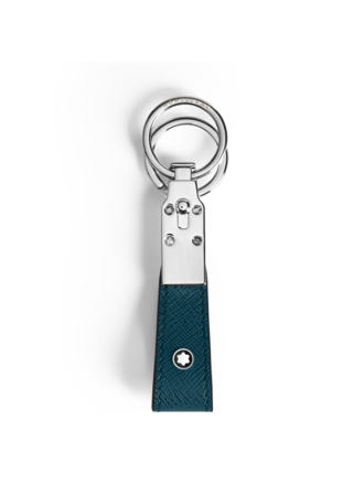 MONTBLANC Porte Clés Satorial  Bleu Pétrole