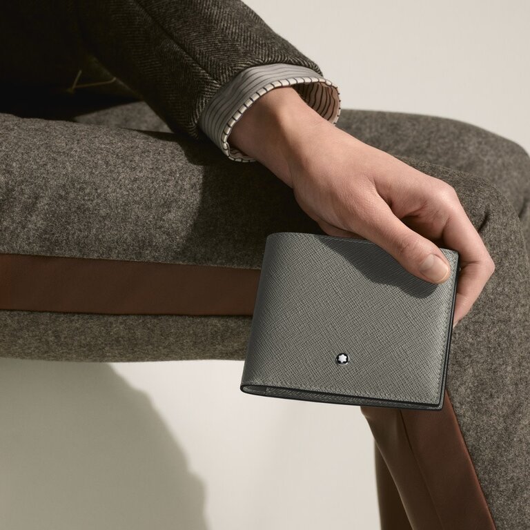 MONTBLANC Portefeuille 8cc Satorial Gris