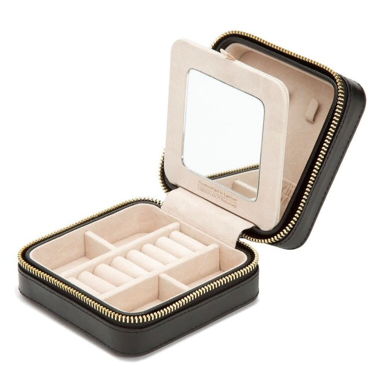 Wolf 1834 Boite a bijoux de voyage Caroline noir