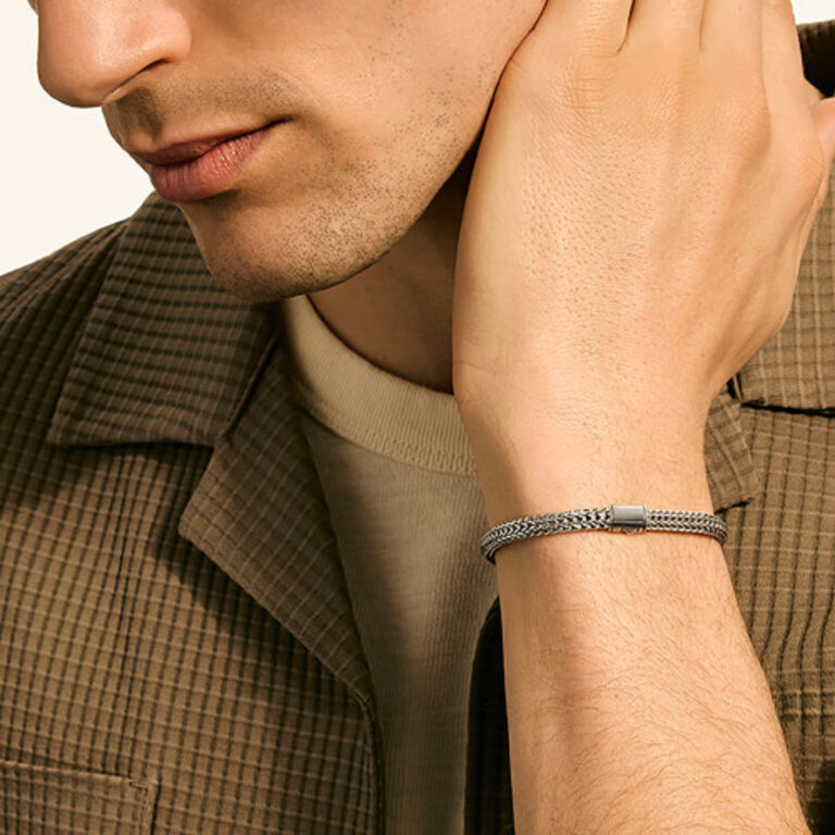 John Hardy Bracelet classic chain argent 5mm M