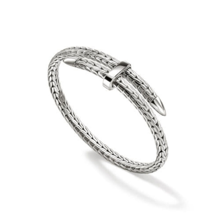 John Hardy Bracelet argent Croisé Flex