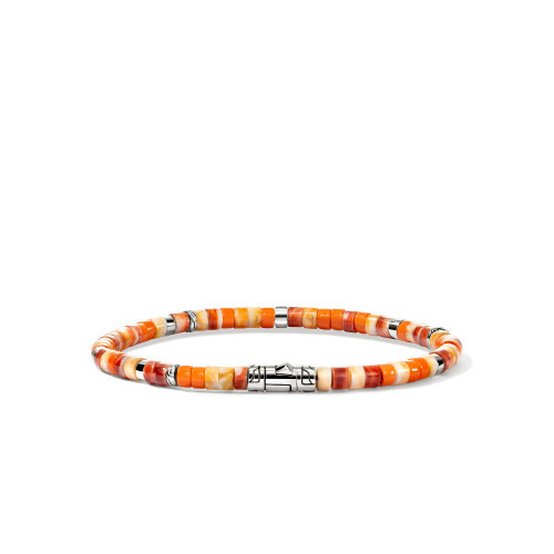 Brac arg coquillage d'huître épineuse rouge M