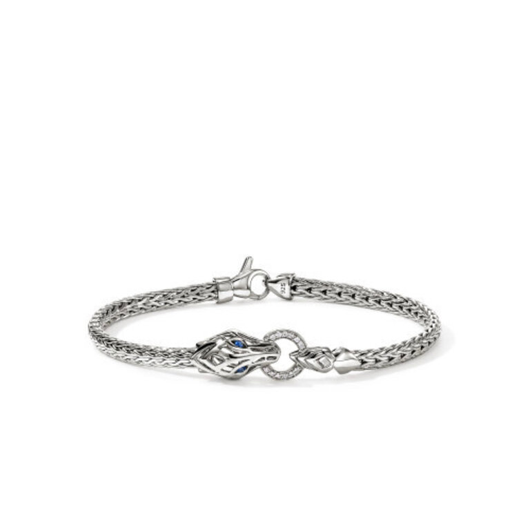 John Hardy Bracelet argent diamant Naga M