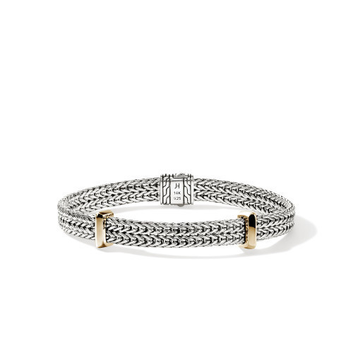 Brac Argent + 14KJ ICON 6mm