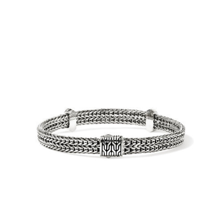 John Hardy Bracelet ICON Argent Pavé 0.33ct 6mm