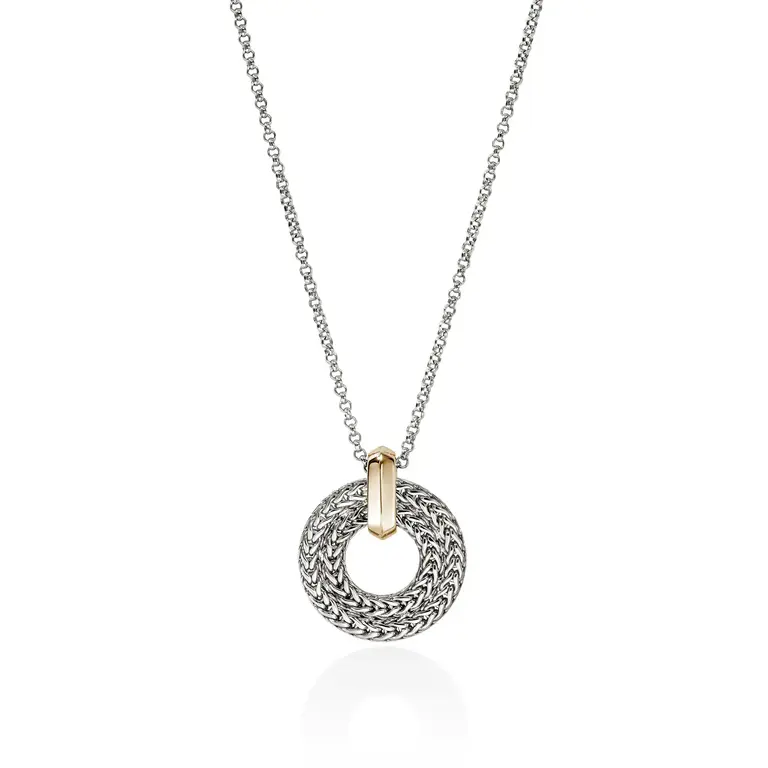 John Hardy Collier ICON argent & Or 14K