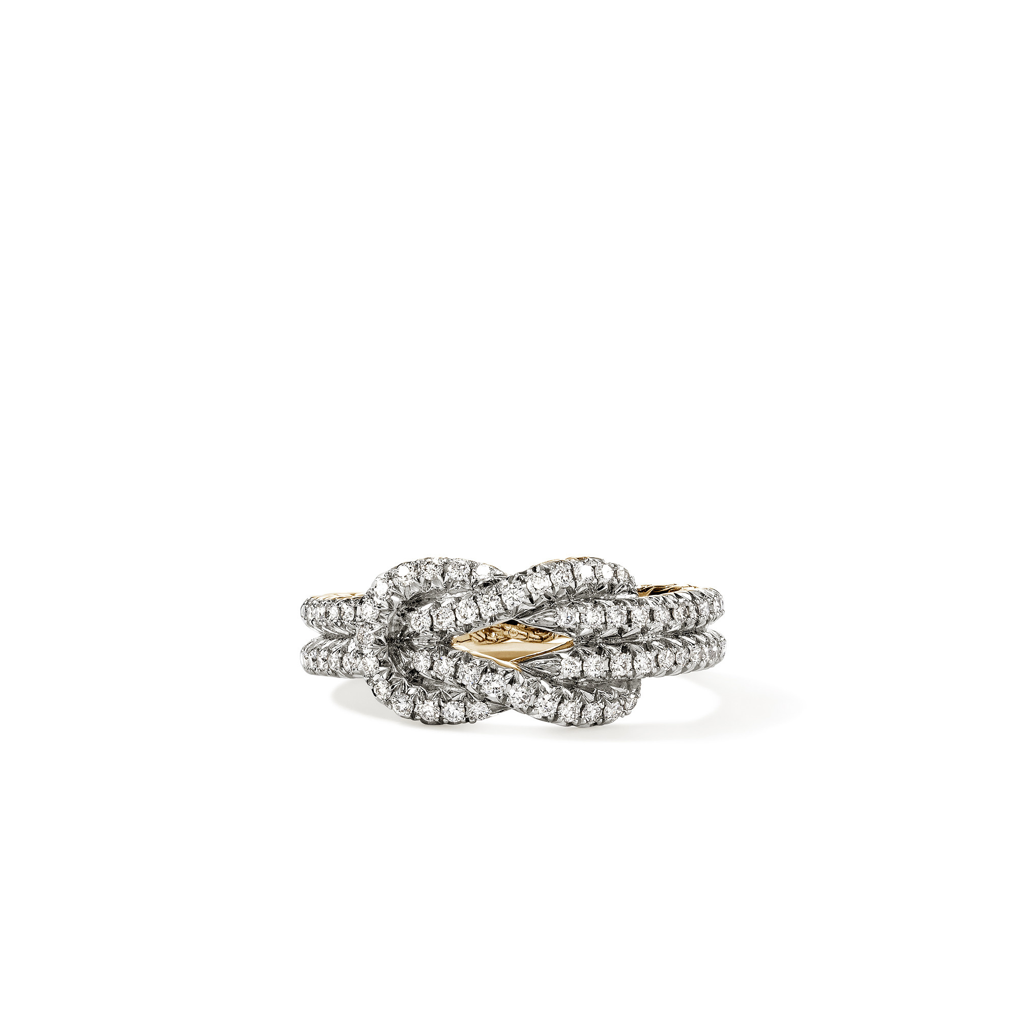 Bague Noeud 14KJ dia .48ct