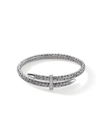 John Hardy Bracelet Classic Chain diamants 0.24ct