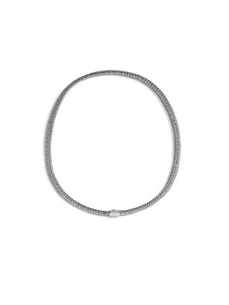 John Hardy Collier classic chain 5mm 18'' diamant