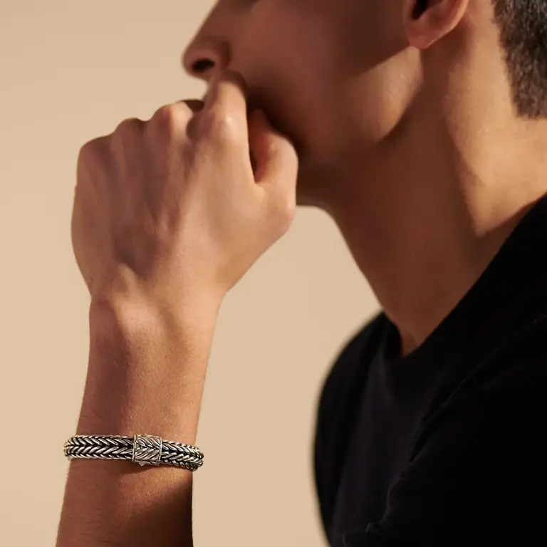 John Hardy Bracelet Icon Chevron Argent Sterling 12 mm