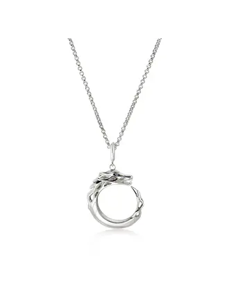 John Hardy Collier NAGA Argent/Saphirs Bleus16-18 po