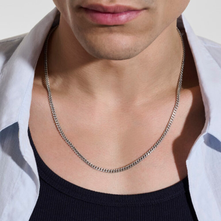 John Hardy Chaine Argent Curb 3.9mm