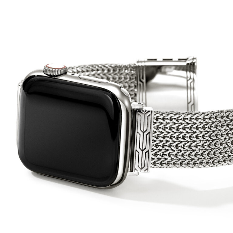 John Hardy Bracelet argent 18mm pour montre Apple 40-45mm