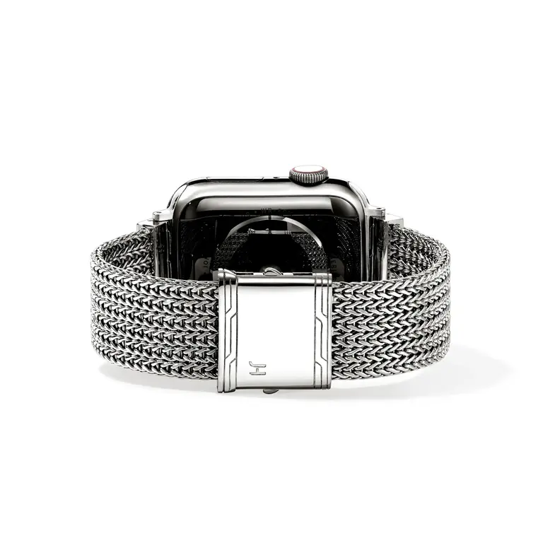 John Hardy Bracelet argent 18mm pour montre Apple 40-45mm