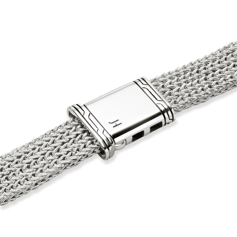John Hardy Bracelet Argent 12mm Diamants .30ct pour montre Apple