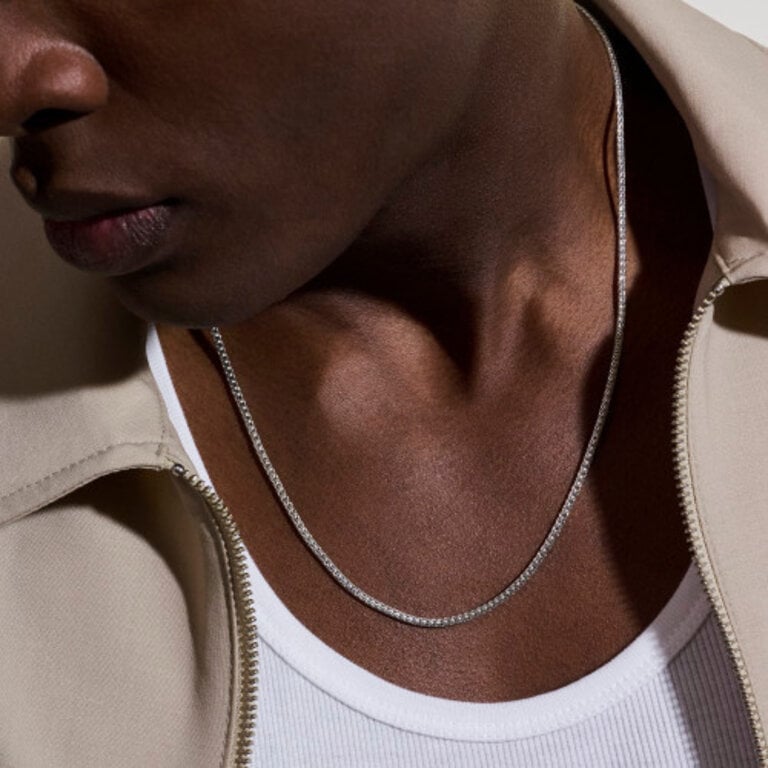 John Hardy WOMEN'S CLASSIC CHAIN SILVER MINI 20PO 2.5mm