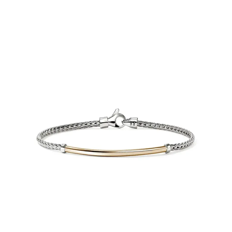 John Hardy Bracelet Essentials Or 14K et Argent