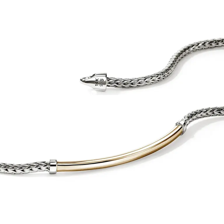 John Hardy Bracelet Essentials Or 14K et Argent