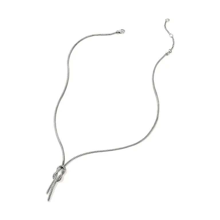 John Hardy Collier Love Knot en Argent 16-18po