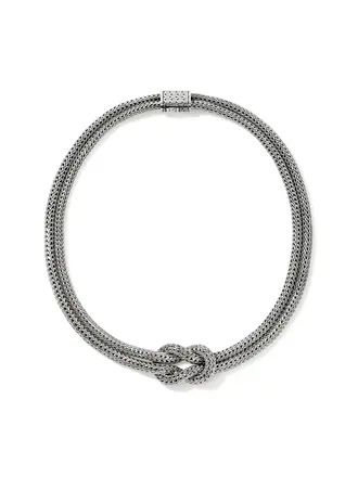 John Hardy Collier Love Knot XS argent