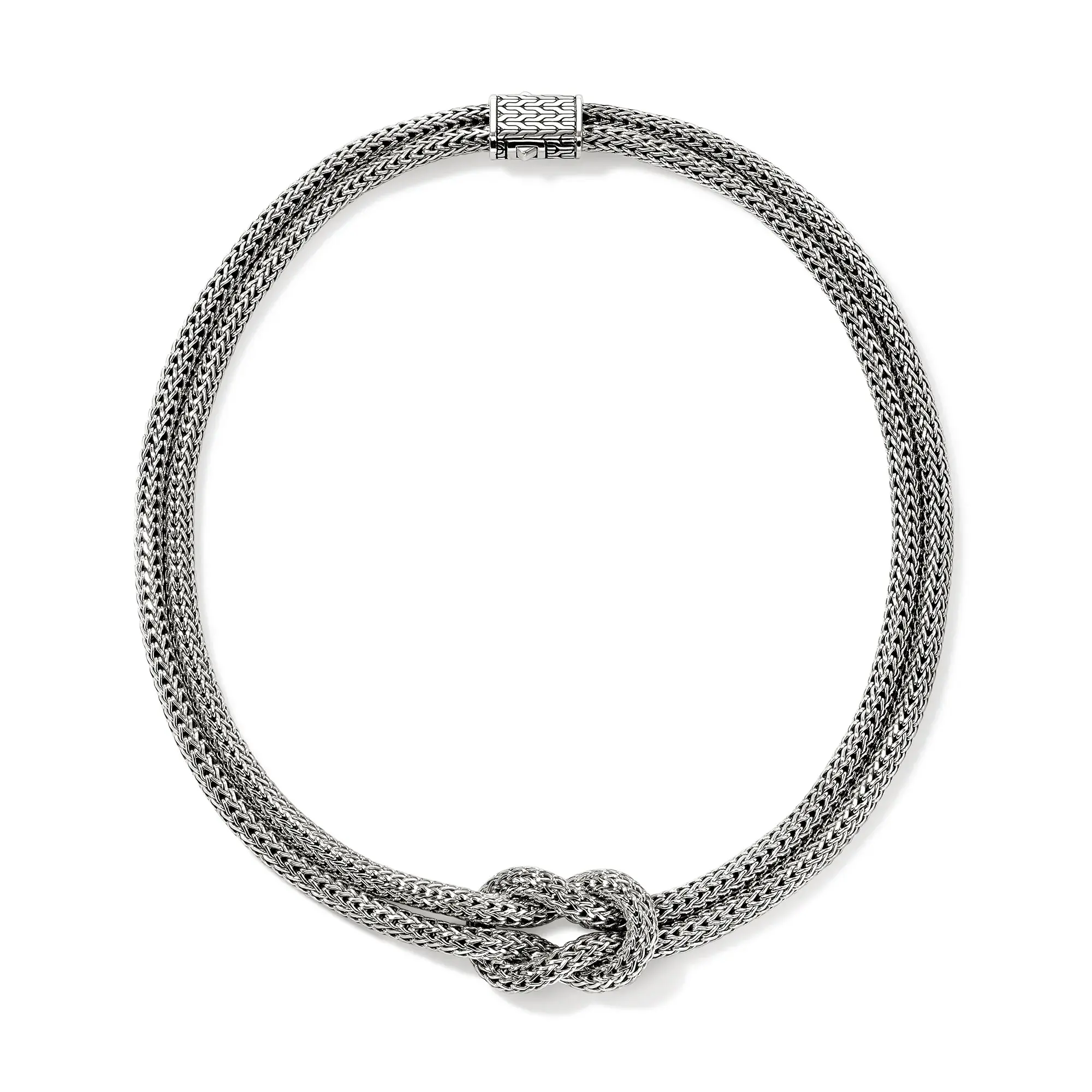 Collier Love Knot 5mm Extra Small arg.