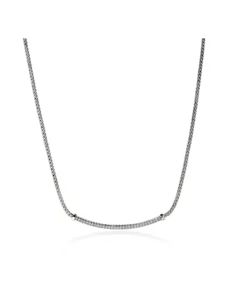 John Hardy Collier JH Essential Argent Sterling & Diamants 0.24ct