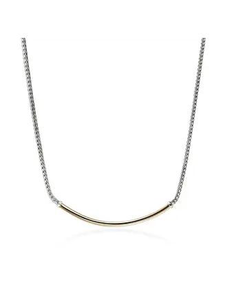 John Hardy Collier JH Essential Or 14K & Argent Sterling