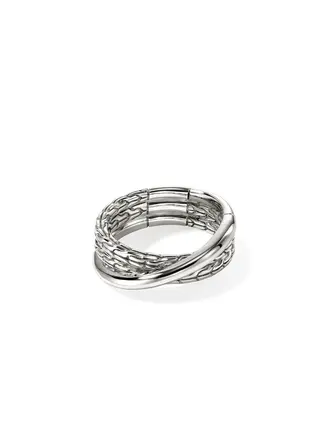 John Hardy Bague Crossover JH Essential argent