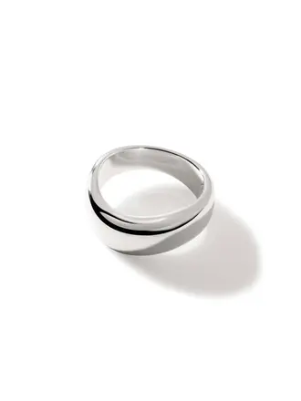 John Hardy Bague Argent Surf 7.5mm