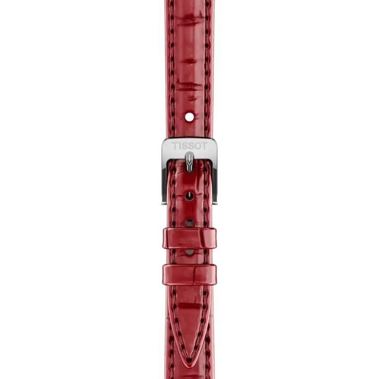 Tissot Montre Tissot SRV Rectangle Cuir Rouge