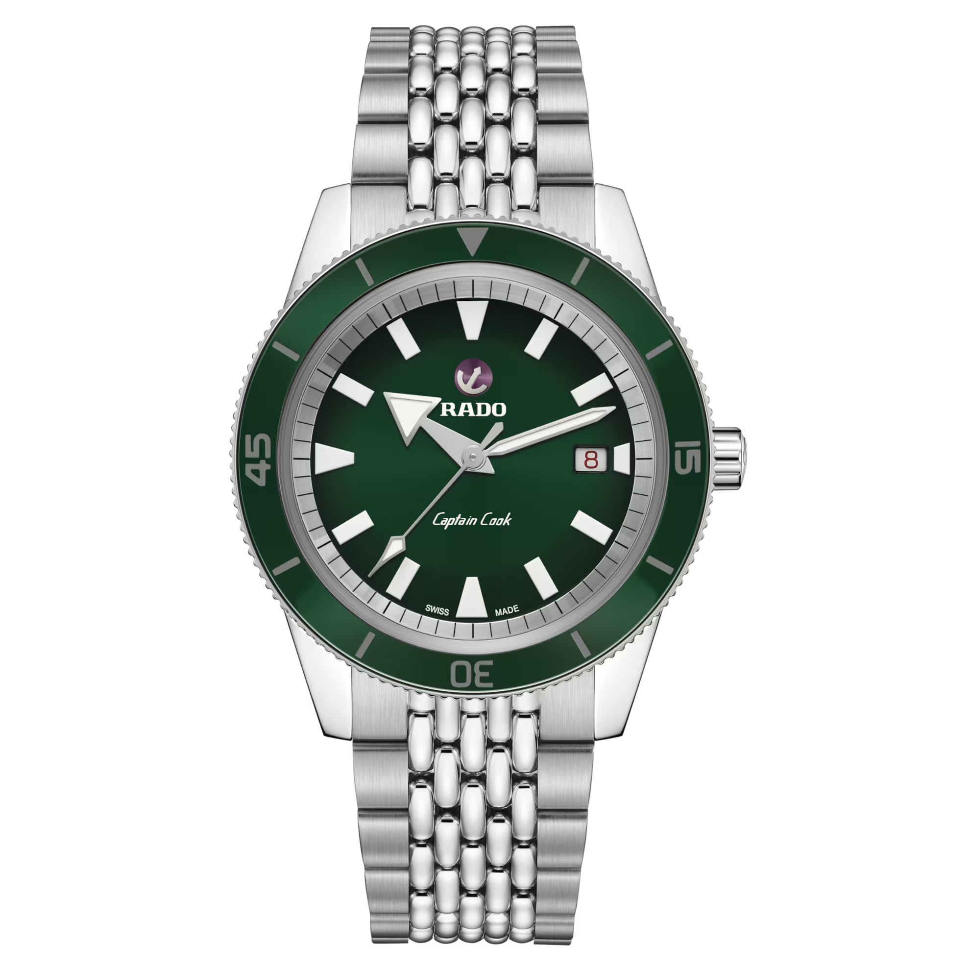 Captain Cook aut. acier et ceram. 42mm