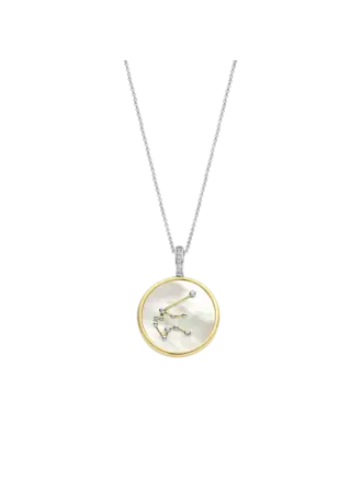 Ti Sento Milano Collier argent/nacre Verseau