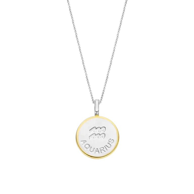 Ti Sento Milano Collier argent/nacre Verseau